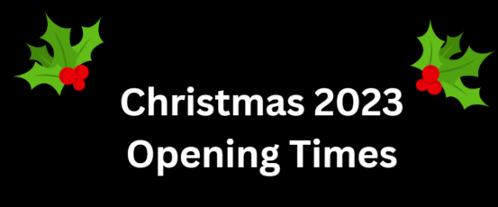 Christmas 2023 Opening Times